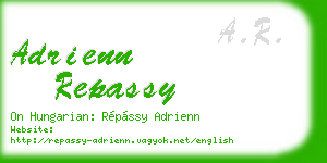 adrienn repassy business card